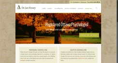 Desktop Screenshot of drjanheney.com
